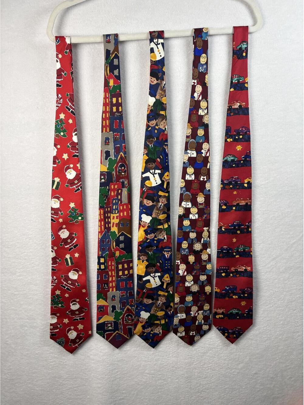 Save the Children 100% Silk Necktie Lot